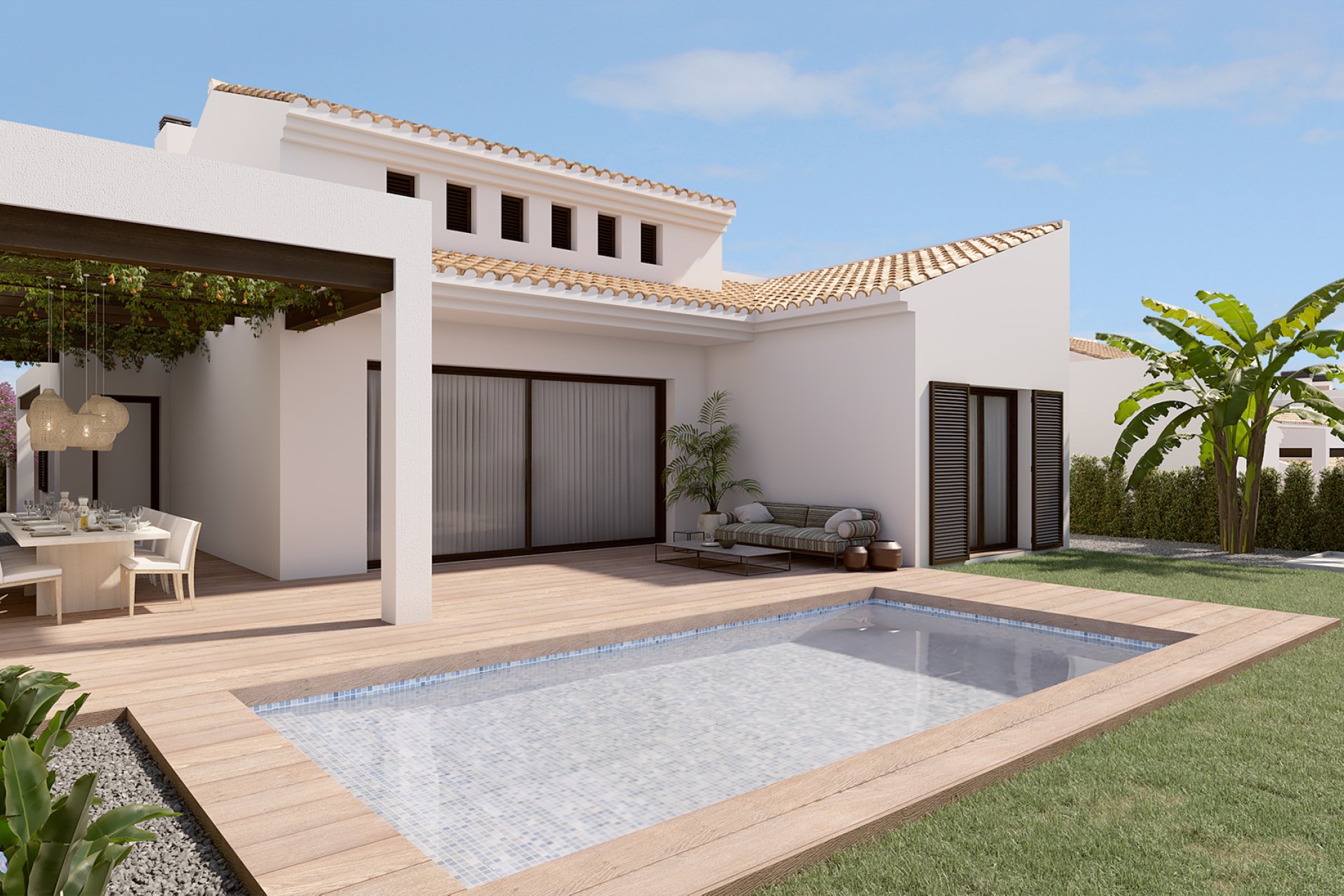 Новое здание - low-bungalow - Algorfa