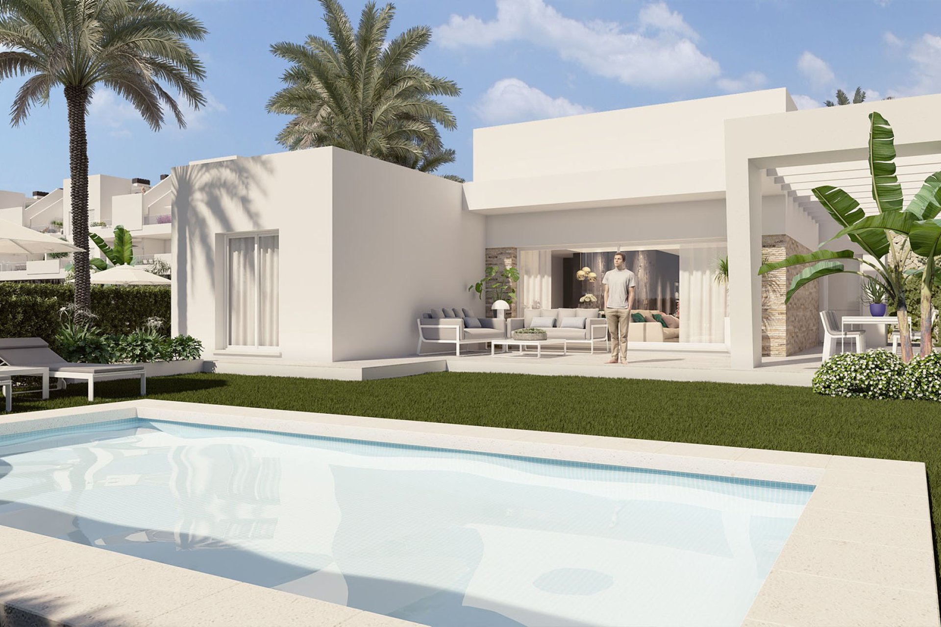Новое здание - low-bungalow - Algorfa