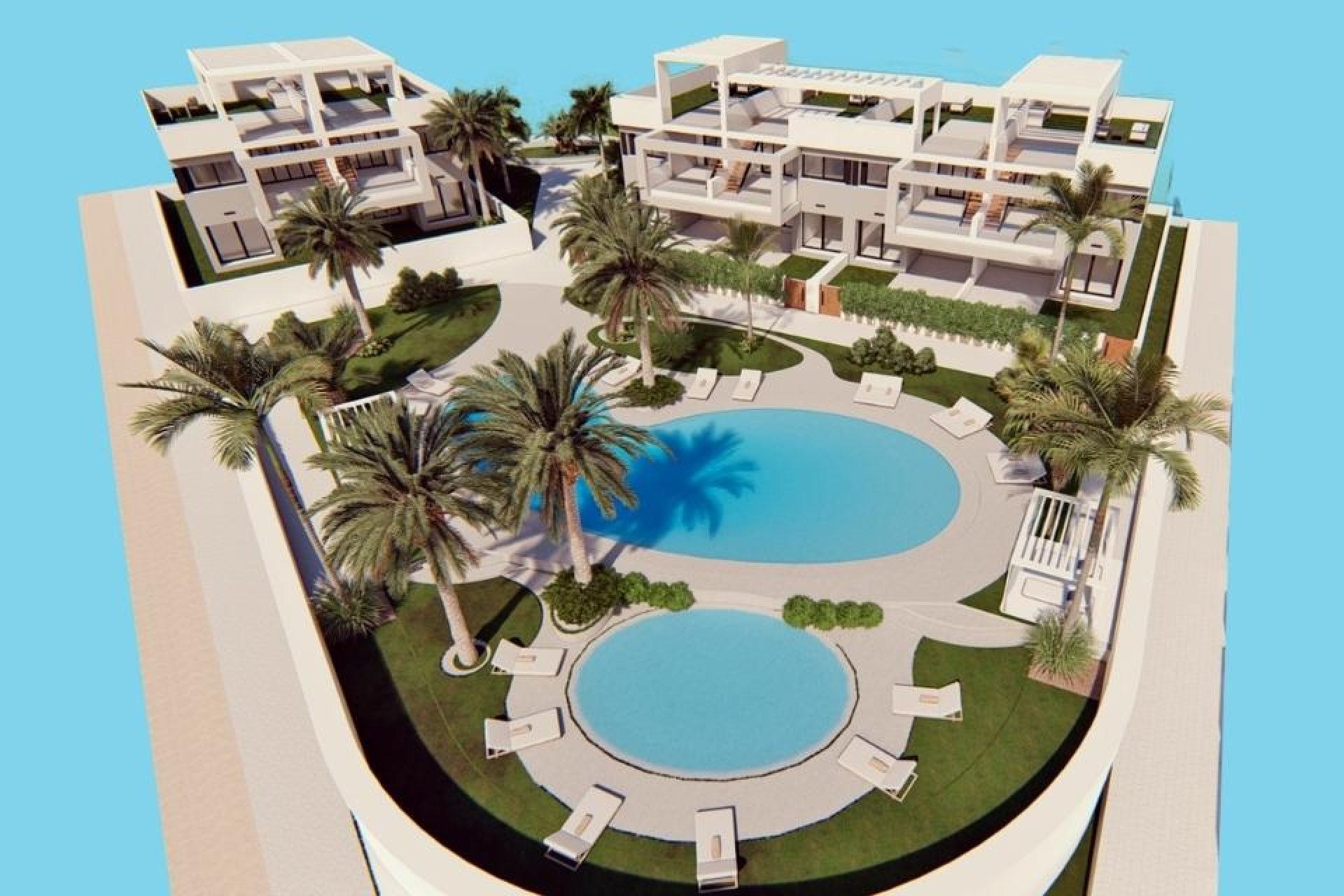 Новое здание - low-bungalow - Torrevieja