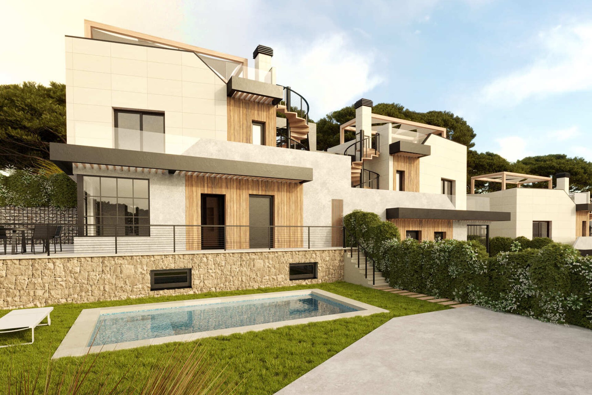 Новое здание - semi-detached - Polop