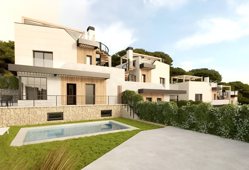 Новое здание - semi-detached - Polop