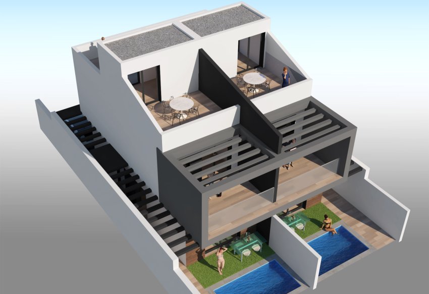 Новое здание - semi-detached - San Javier