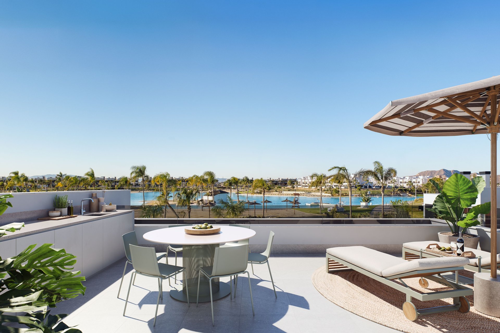 Новое здание - semi-detached - Santa Rosalía