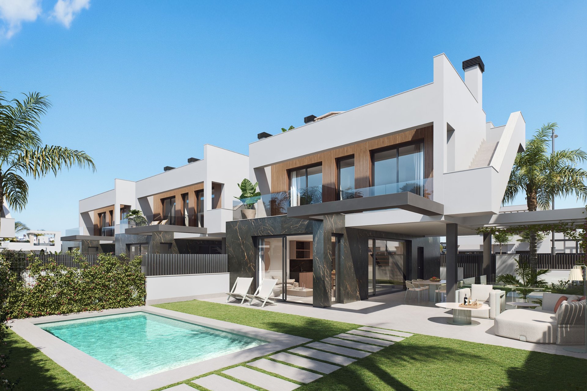 Новое здание - semi-detached - Santa Rosalía