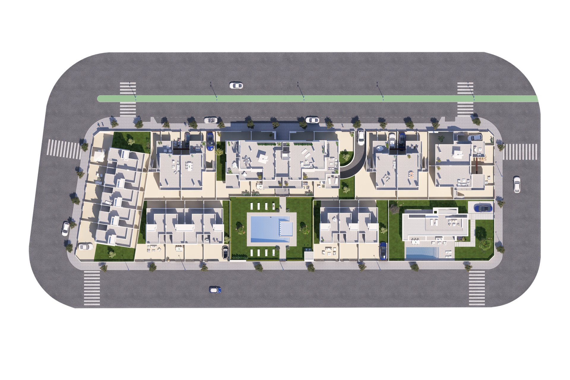 Новое здание - terraced - Pilar de la Horadada