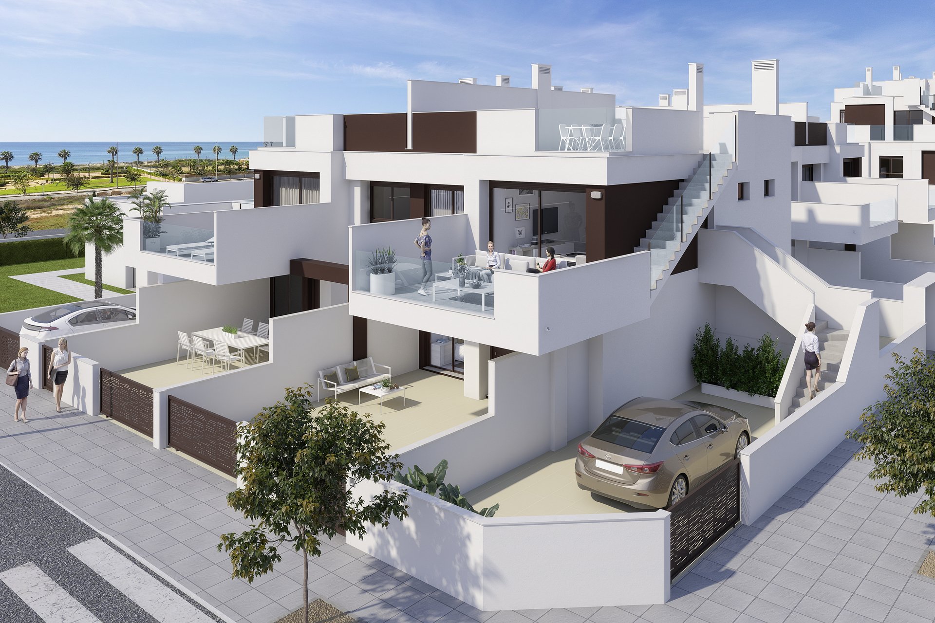 Новое здание - terraced - Pilar de la Horadada
