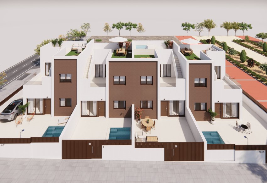 Новое здание - terraced - Pilar de la Horadada
