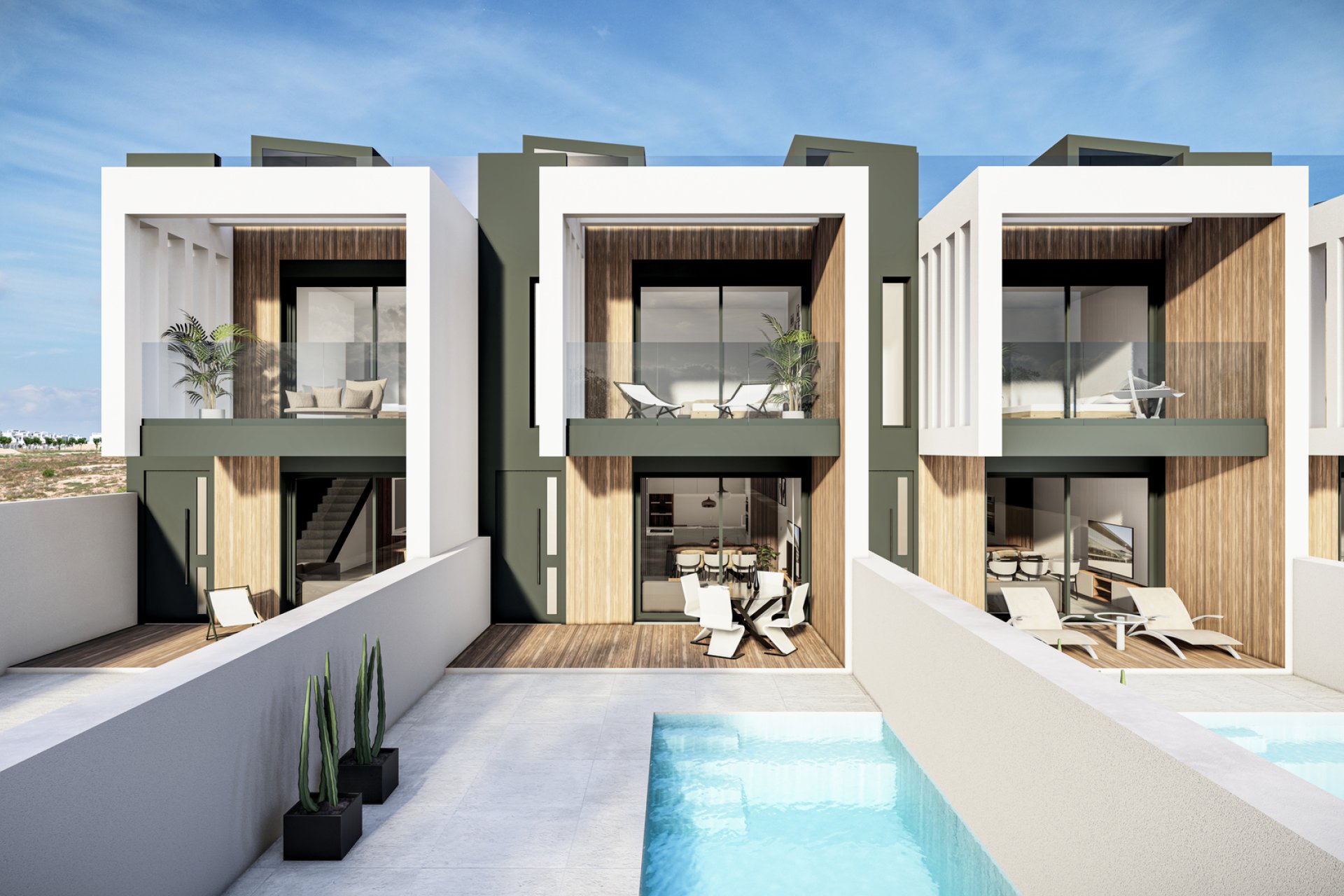 Новое здание - terraced - Pilar de la Horadada
