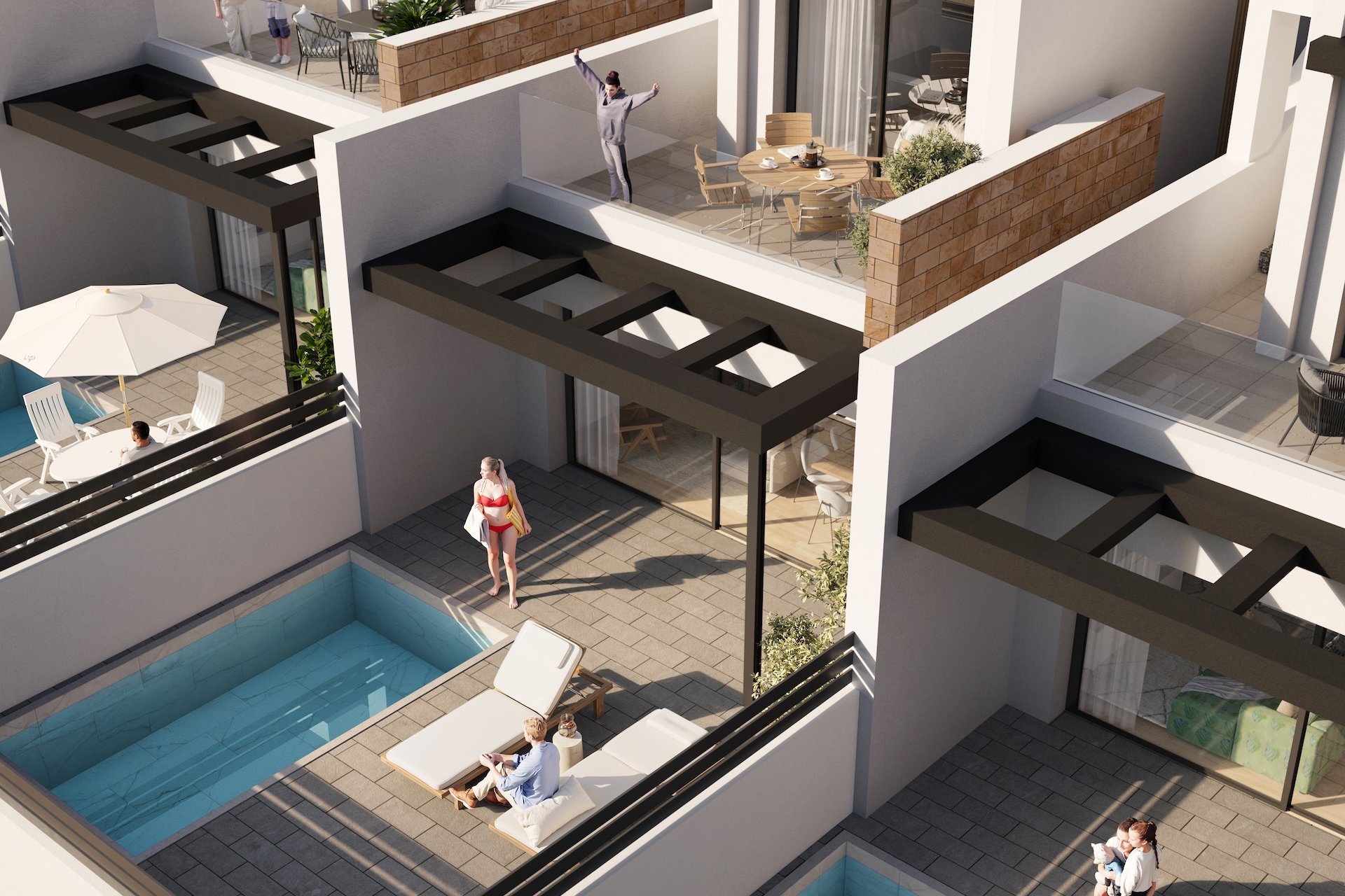 Новое здание - terraced - Torrevieja