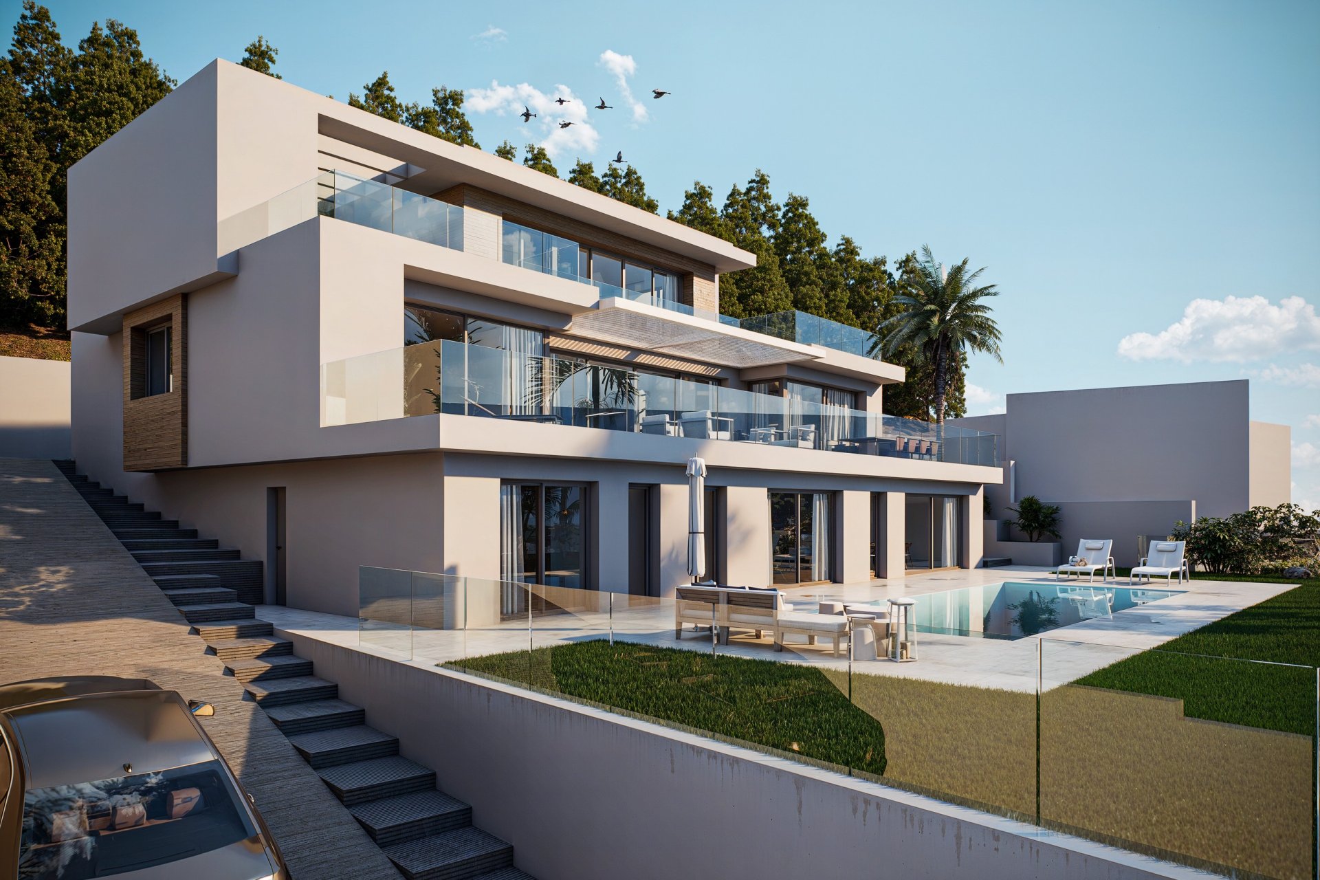 Новое здание - Villa - Altea