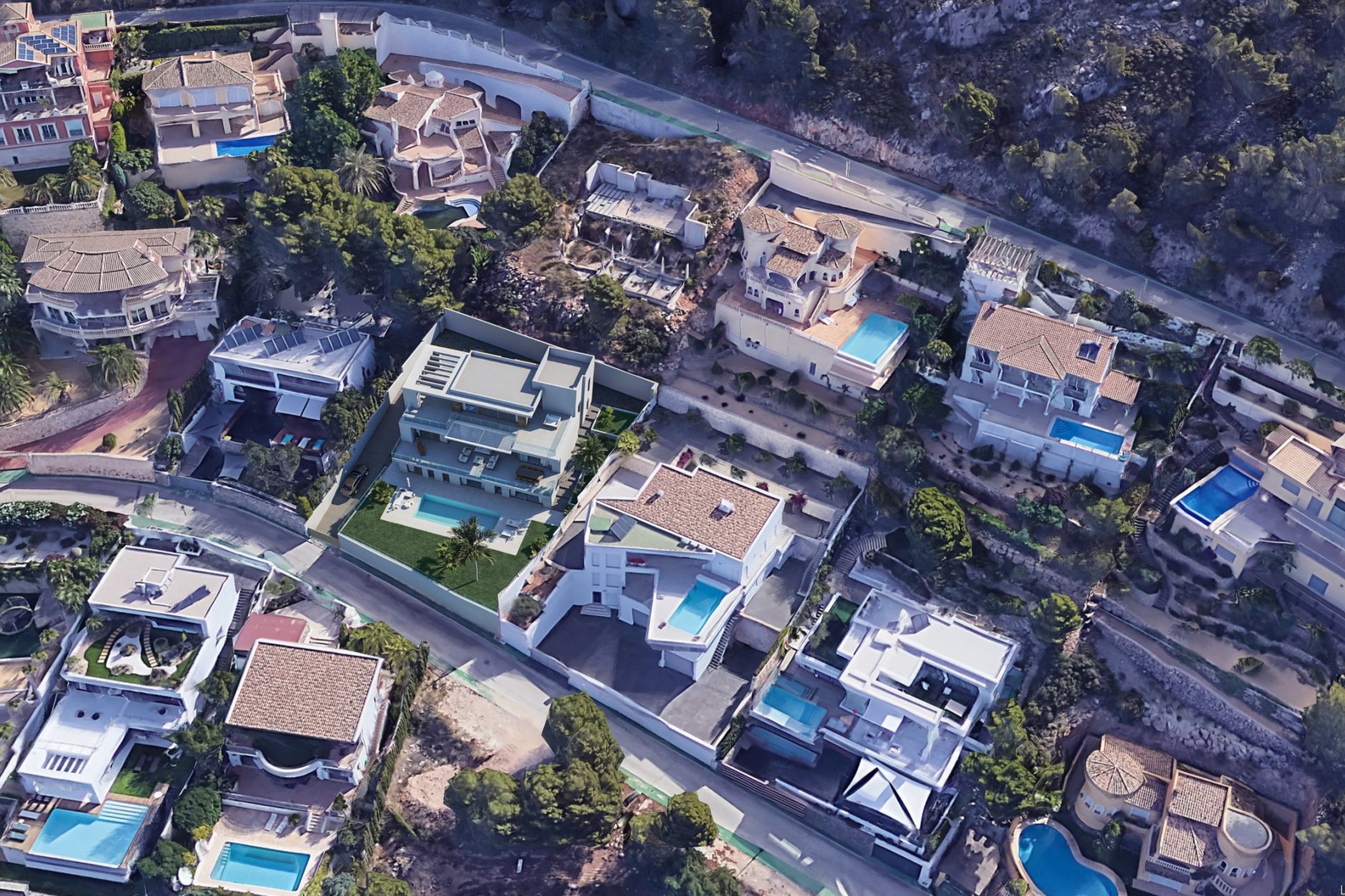 Новое здание - Villa - Altea