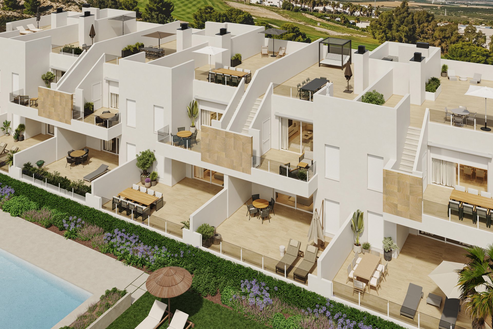 Obra nueva - high-bungalow - La Finca Golf