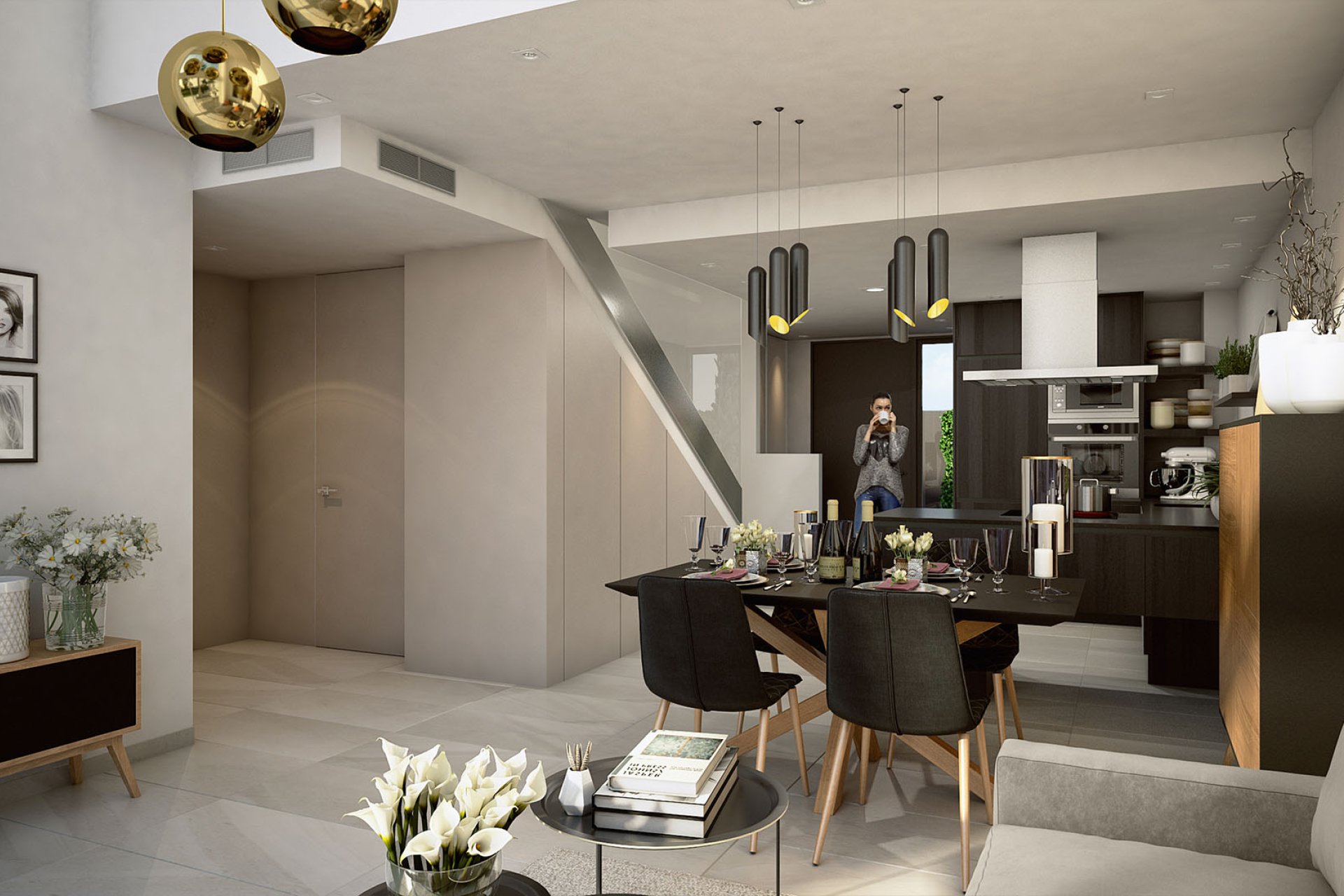 Obra nueva - semi-detached - La Finca Golf