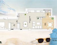 New Build - apartment - La Manga del Mar Menor