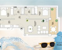 New Build - apartment - La Manga del Mar Menor