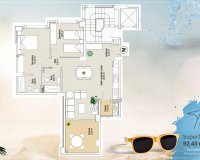 New Build - apartment - La Manga del Mar Menor